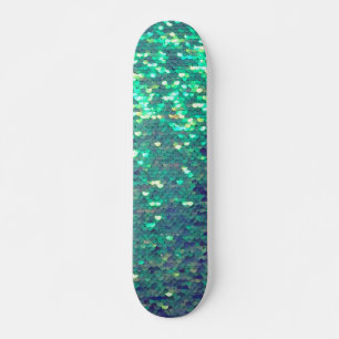Skate sequência simulada de azul lacrimogêneo