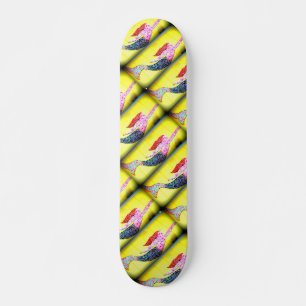 Skate sereias vermelhas
