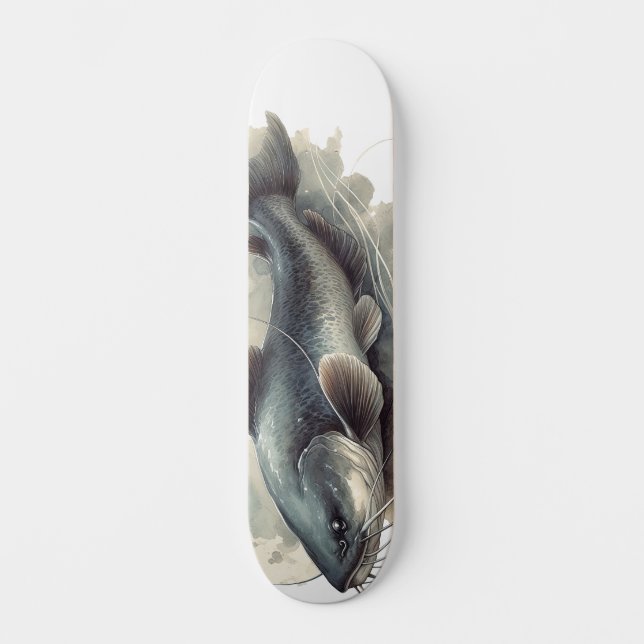 Skate Série Aquarela: Bagre (Frente)
