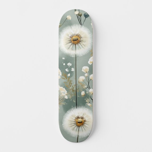Skate Série de Design de Dente-de-Leão #3 (Frente)