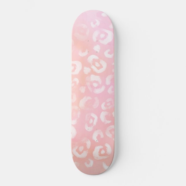 Skate Série de Pintura Leopardo Design 1 (Frente)