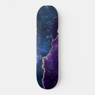 Skate Série Galáxia Ágata Design 10