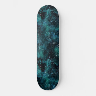 Skate Série Teal Galaxy Design 4