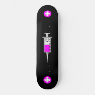 SKATE SERINGA KAWAII TIRAGEM MÉDICA DECK CRUZADO