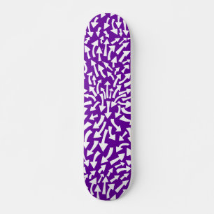 Skate Setas - Brancas no Profundo Roxo (Flashback de 70