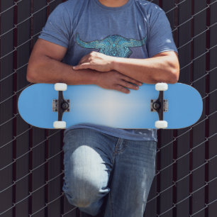 Skate Shine de Diamante Azul Pálido