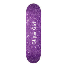 Skate Show de Menina Brilho Roxo Mostre Seus Brilhos