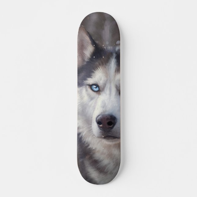 Skate Siberian Husky (Frente)