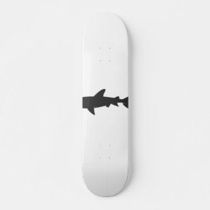 Skate Silhueta de tubarão - Escolha a cor de fundo