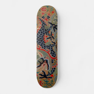 Skate Símbolo de Dragão Chinês Antigo Asiático