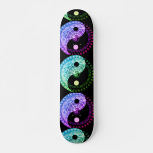 Skate Símbolo de Harmonia e Equilíbrio Yin Yang Mandala