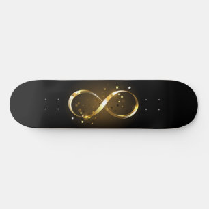 Skate Símbolo Infinity do ouro