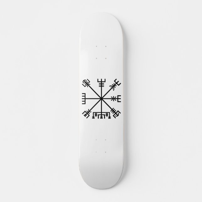 Skate Símbolo Viking Vegvisir (Frente)