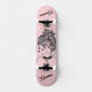 Skate Símbolo Zodiac - Lady Gemini Mascarada e Sinal Ros