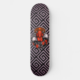 Skate Símbolos Gregos Minotauro Guerreiro Besta