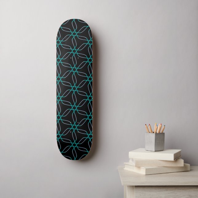 Skate Simetria em Movimento (Arte de parede)