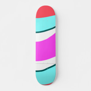 Skate simple minimal colorful red custom personalized 