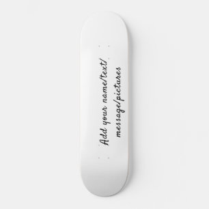 Skate Simples adicionar seu nome texto Personalizar foto