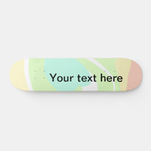 Skate Simples glitter de aquarela verde minimalista adic
