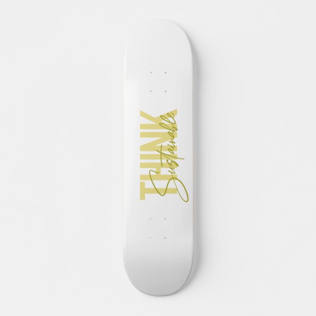 Skate Simples, moderno e legal design pensar sustentável (Frente)