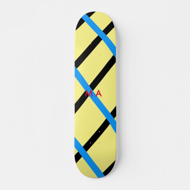 Skate Simples monograma adicione seu nome com letra míni (Frente)