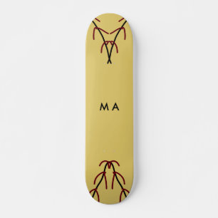 Skate Simples monograma adicione seu nome com letra míni