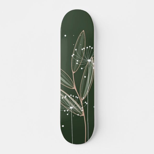 Skate Simples toque da natureza semeando a terra (Frente)