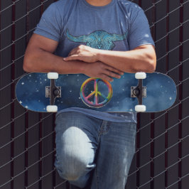 Skate Sinal de Paz no Espaço
