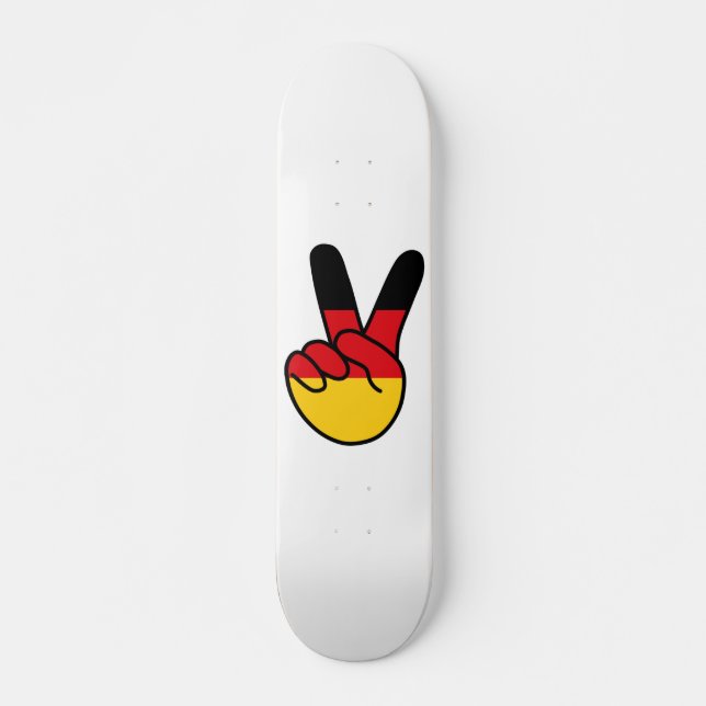 Skate Sinal de V da Bandeira da Alemanha (Frente)