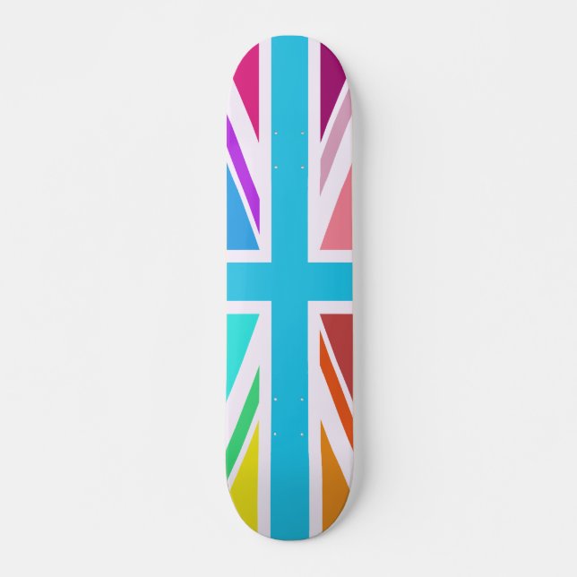 Skate Sinalizador da União/Design da tomada - multicolor (Frente)