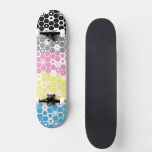 Skate Sinalizador do Orgulho abstrato Polygender