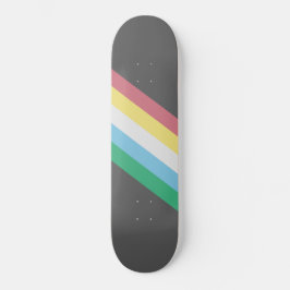 Skate Sinalizador do Orgulho de Deficiência