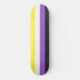 Skate Sinalizador Enby (Orgulho Não-Binário)