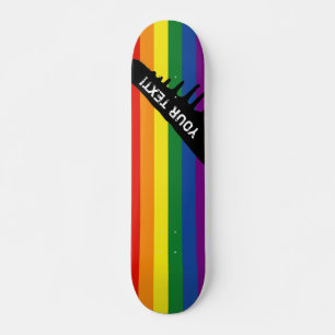 Skate Sinalizador orgulho gay Arco-Íris
