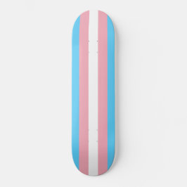 Skate Sinalizador Trans Pride (Orgulho Transgênero)