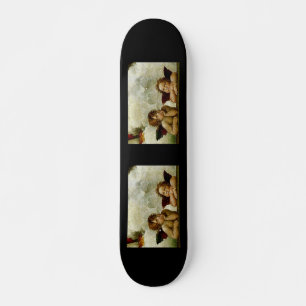 Skate "Sistine Madonna" (cerca de 1513) de Rafael (Detal