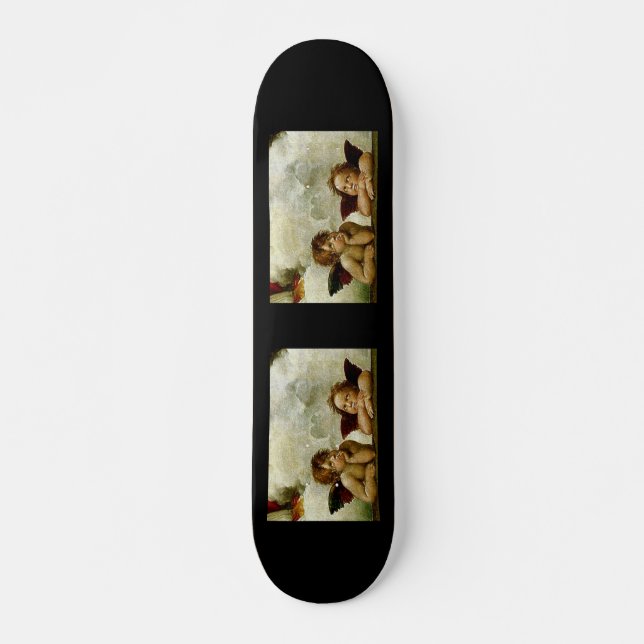 Skate "Sistine Madonna" (cerca de 1513) de Rafael (Detal (Frente)