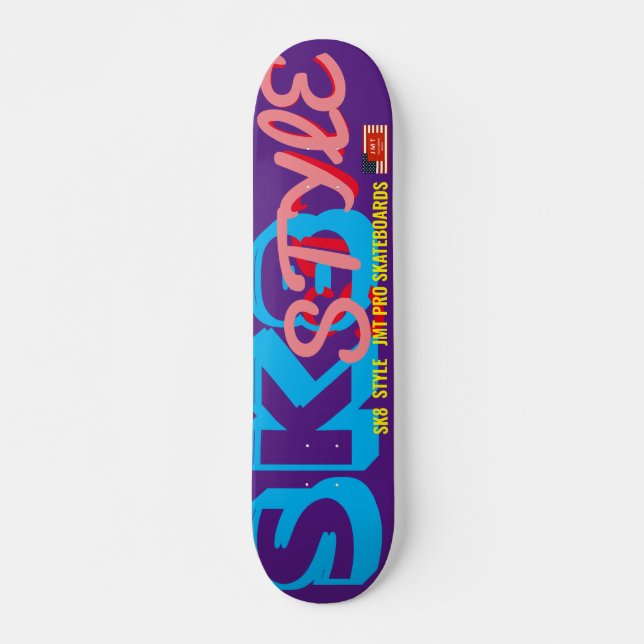 Skate SK8 ESTILO JMT7 3/4" Tabuleiro (Frente)