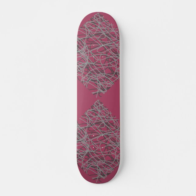 Skate skate, design abstrato (Frente)