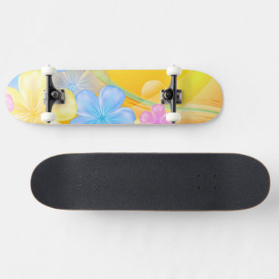 Skate Skateboard-Florais