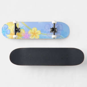 Skate Skateboard-Florais
