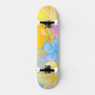 Skate Skateboard-Floral
