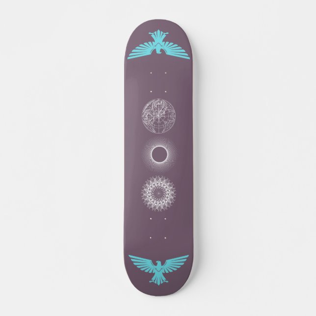 Skate Skateboard, Símbolos Celestiais (Frente)