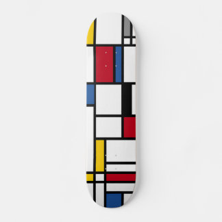 Skate Skateboards art Piet Mondrian abstraction