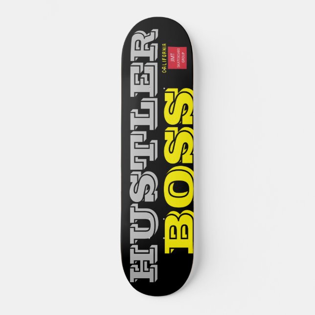 SKATE SKATEBOARDS DO HUSTLER BOSS / JMT EUA (Frente)