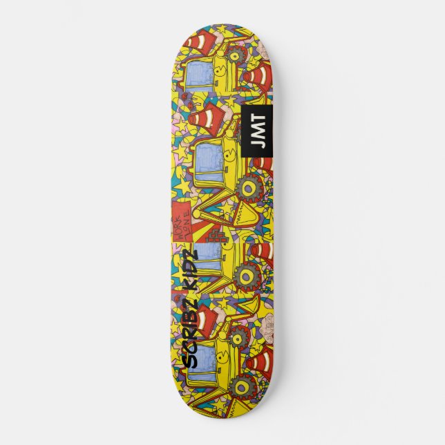 SKATE SKATEBOARDS DO SCRIBZ KIDZ / JMT (Frente)