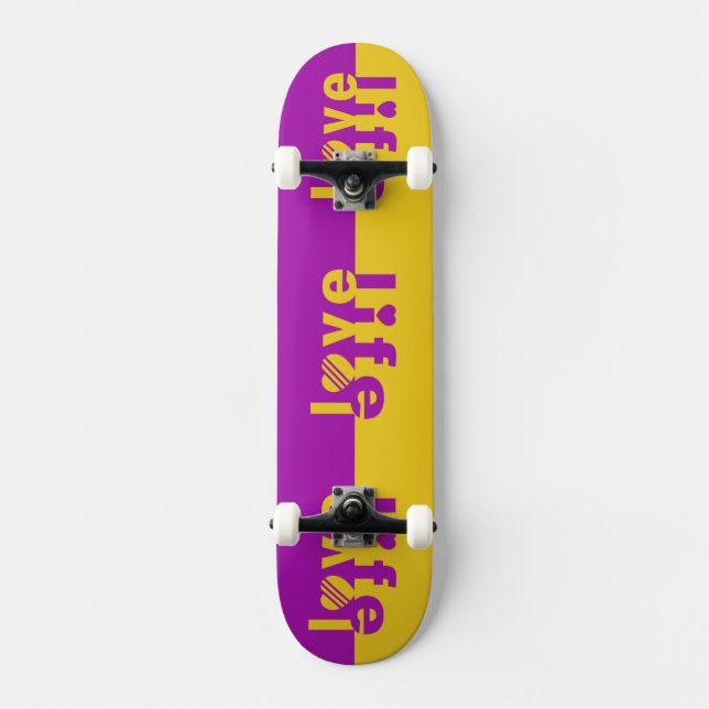 Skate skateboards LOVE LIFE (Frente)