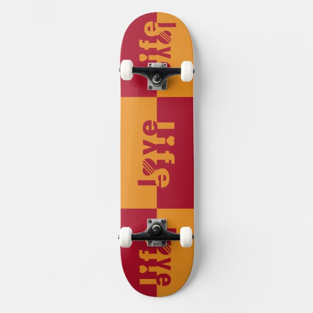 Skate skateboards LOVE LIFE (Frente)