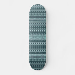 Skate skateboards personalizadas do padrão Aztec