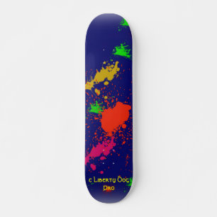 SKATE SKATEBOARDS - RAD PINT SPLATATS - LIBERTY DOG PRO